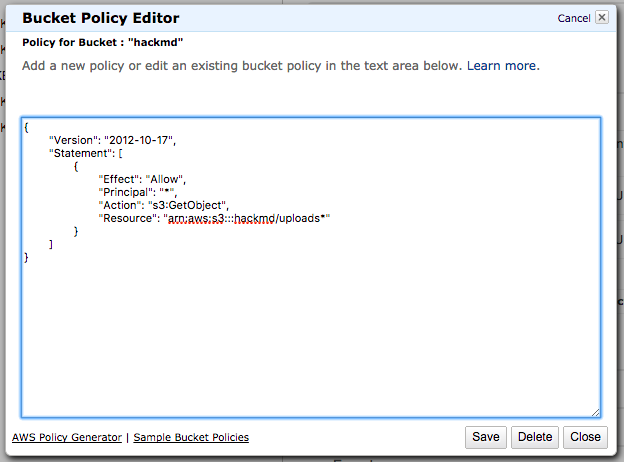bucket-policy-editor